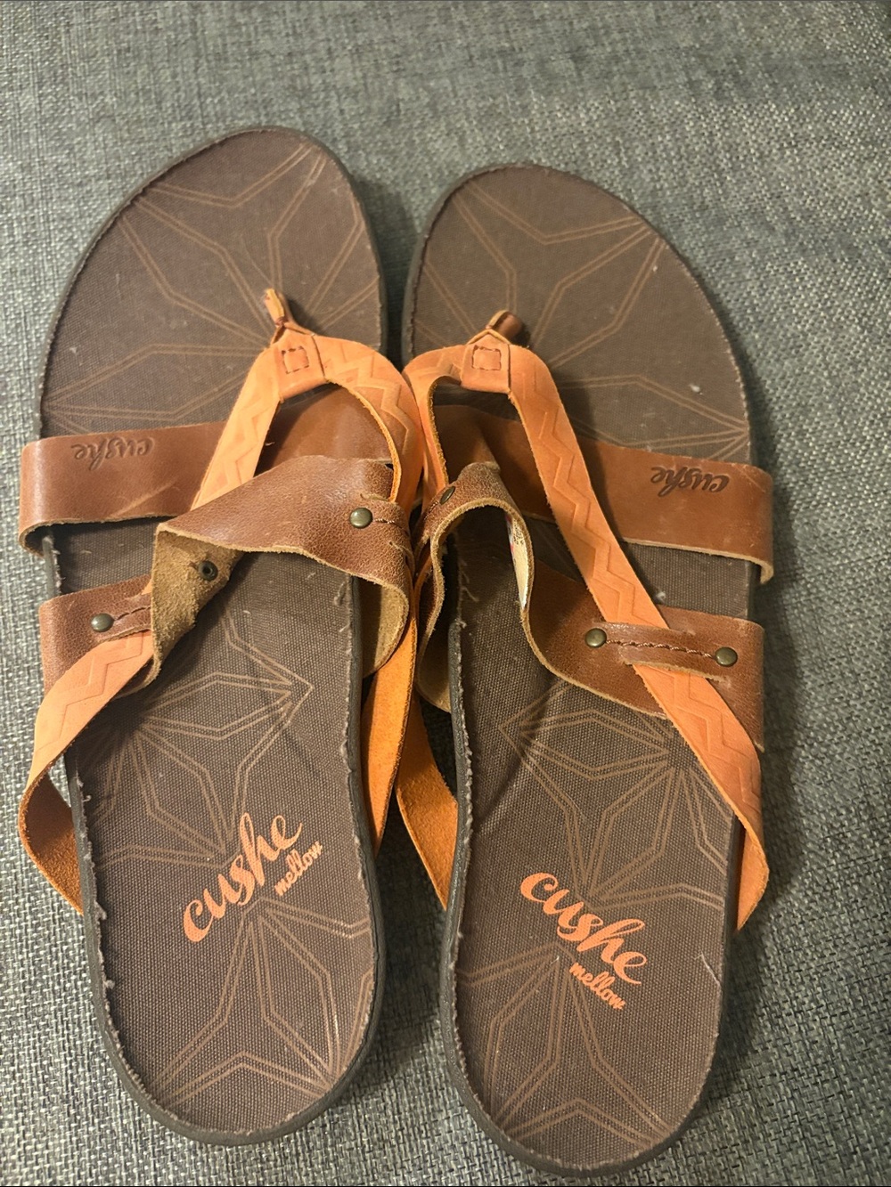 Cushe Women's Radiance Dress Sandal, Tan/Papaya 7